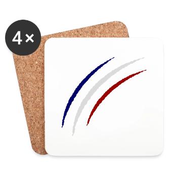 Claws France - Coasters (set of 4) - white - Front