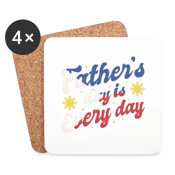 Philippines Filipino Father Dad Daddy I Gift - Dessous de verre (lot de 4) - blanc - Devant
