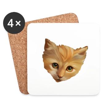 Kitten - Coasters (set of 4) - white - Front