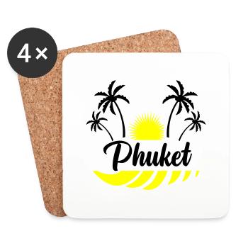 Phuket - Coasters (set of 4) - white - Front