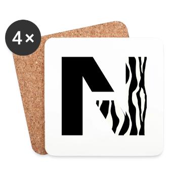 one n 1 - Dessous de verre (lot de 4) - blanc - Devant