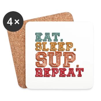 SUP - Untersetzer (4er-Set) - Weiß - Vorne