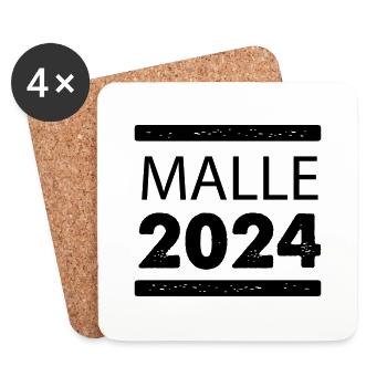 malle 2024 - Untersetzer (4er-Set) - Weiß - Vorne