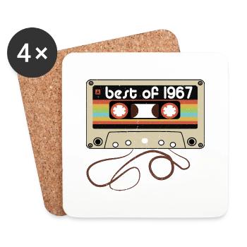 Legendary vintage 1967 - Coasters (set of 4) - white - Front