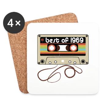 Legendary vintage 1969 - Coasters (set of 4) - white - Front