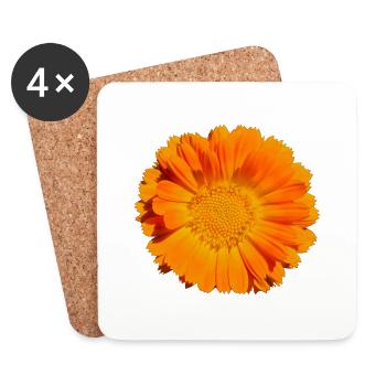 Flower Blossom - Coasters (set of 4) - white - Front