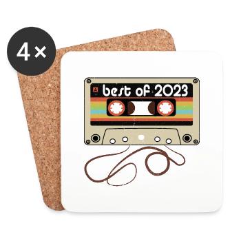 Legendary vintage 2023 - Coasters (set of 4) - white - Front
