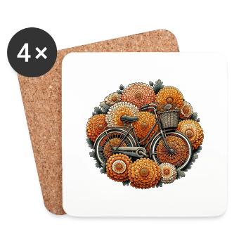 Bicycle - Coasters (set of 4) - white - Front