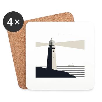 LIGHT HOUSE - Coasters (set of 4) - white - Front