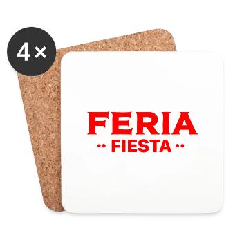 Feria fiesta - Coasters (set of 4) - white - Front