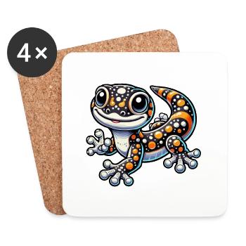Salamander Baby - Untersetzer (4er-Set) - Weiß - Vorne