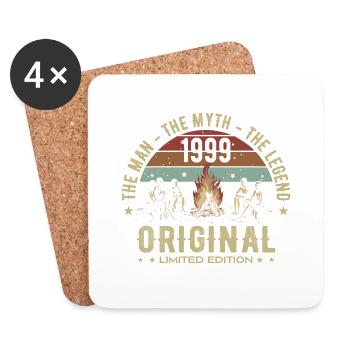 Legendary since 1999 | Men's 26th Birthday - Coasters (set of 4) - white - Front