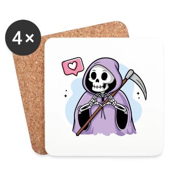 A Reaper's Romance tshirt - Coasters (set of 4) - white - Front