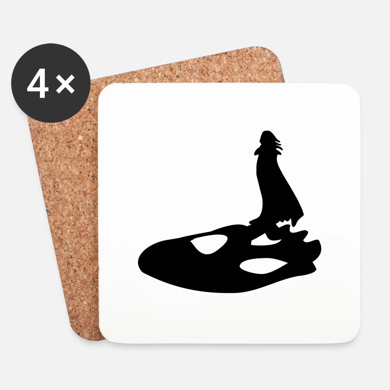 albator - Coasters (set of 4) - white