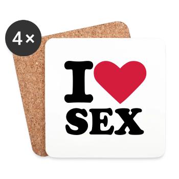 Sex - Coasters (set of 4) - white - Front