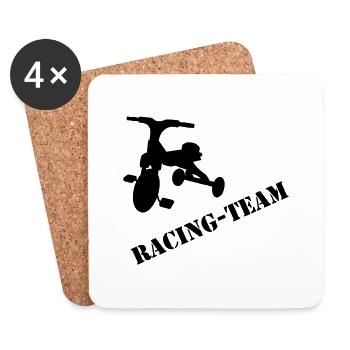 Racing Team - Coasters (set of 4) - white - Front
