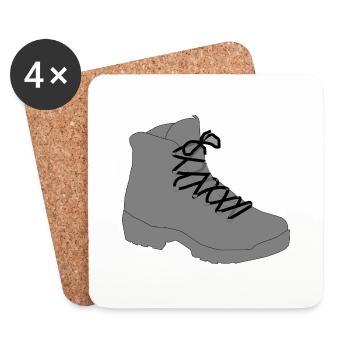 chaussures highheels schoes flipflops boots bottes14 - Dessous de verre (lot de 4) - blanc - Devant