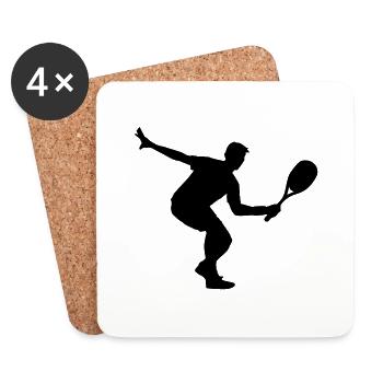 squash___f1 - Coasters (set of 4) - white - Front