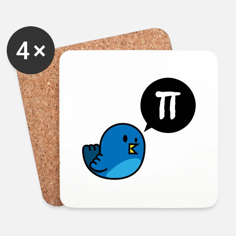 Tweet - Untersetzer (4er-Set) - Weiß