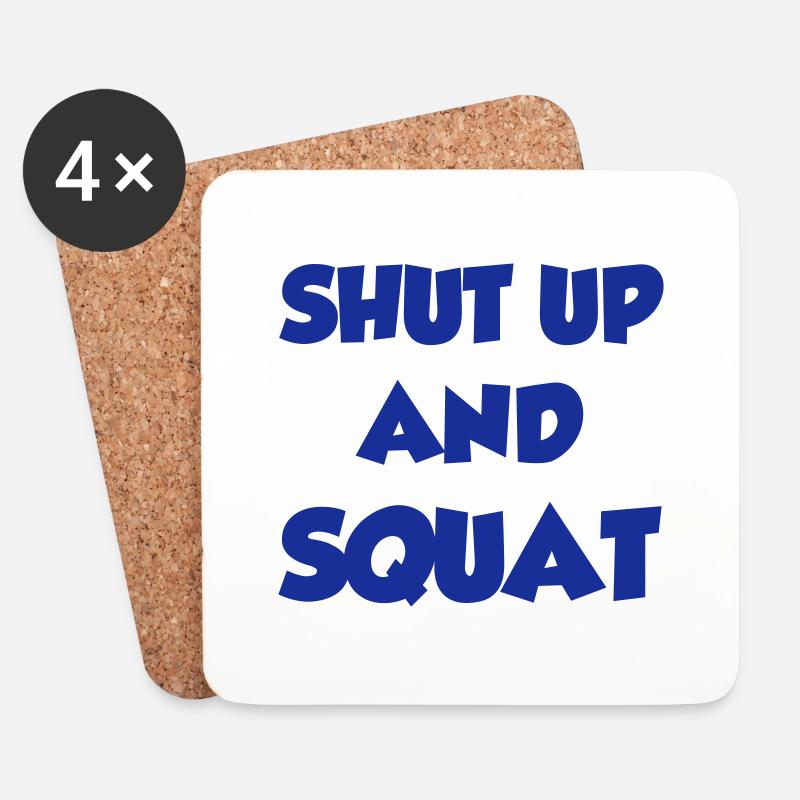 Squat - Untersetzer (4er-Set) - Weiß