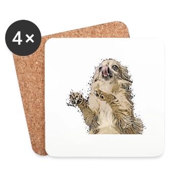 Chihuahua - Untersetzer (4er-Set) - Weiß - Vorne