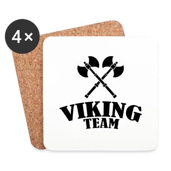 viking_team_1 - Coasters (set of 4) - white - Front