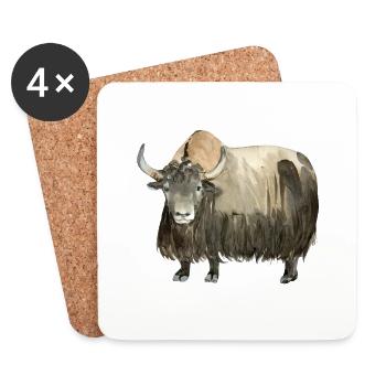 Yak - Untersetzer (4er-Set) - Weiß - Vorne