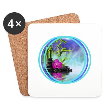 Zen printing - Coasters (set of 4) - white - Front