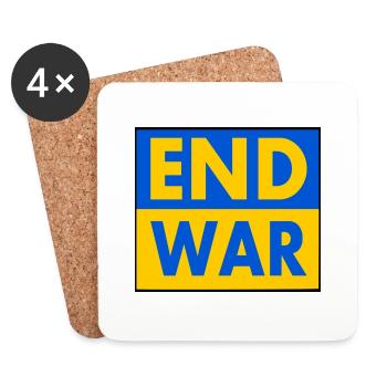 End war - Coasters (set of 4) - white - Front