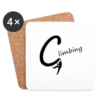 climbing - Untersetzer (4er-Set) - Weiß - Vorne