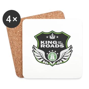 Kings of the Road - Untersetzer (4er-Set) - Weiß - Vorne