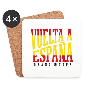 RADTOUR VUELTA ESPAÑA GRAND TOUR - Untersetzer (4er-Set) - Weiß - Vorne