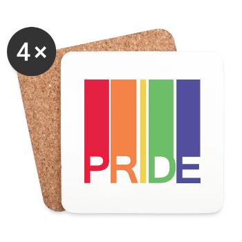 Pride - Coasters (set of 4) - white - Front
