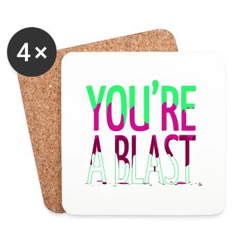 birthday present idea fun astrology astrophysics - Untersetzer (4er-Set) - Weiß - Vorne