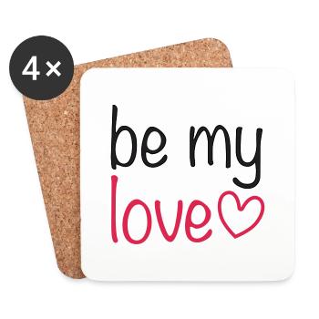 be my love - Untersetzer (4er-Set) - Weiß - Vorne