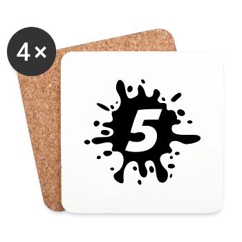 5 - Coasters (set of 4) - white - Front