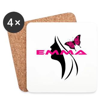 Emma - Untersetzer (4er-Set) - Weiß - Vorne