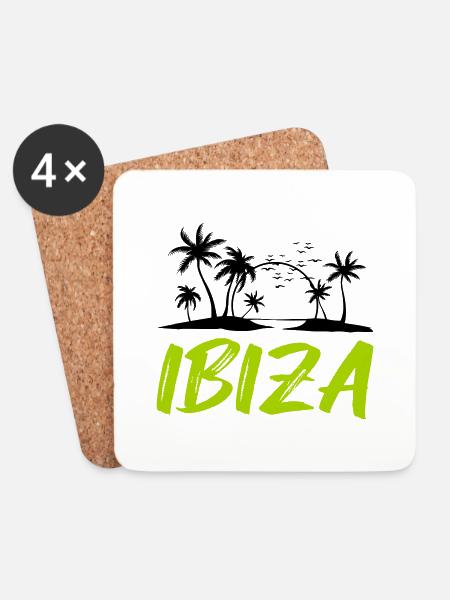 Ibiza - Coasters (set of 4) - white