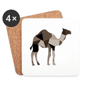 Camel - Coasters (set of 4) - white - Front
