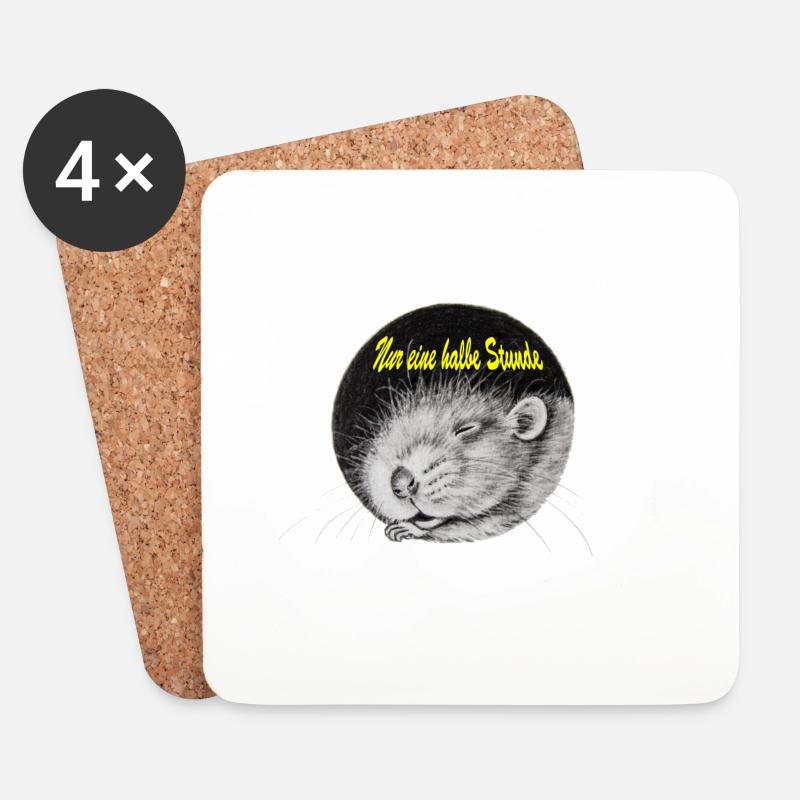 Ouzimade - Untersetzer (4er-Set) - Weiß