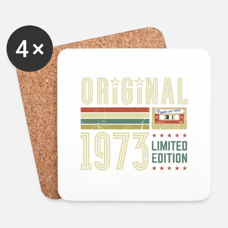 Original 1973 - Limited Edition - Untersetzer (4er-Set) - Weiß