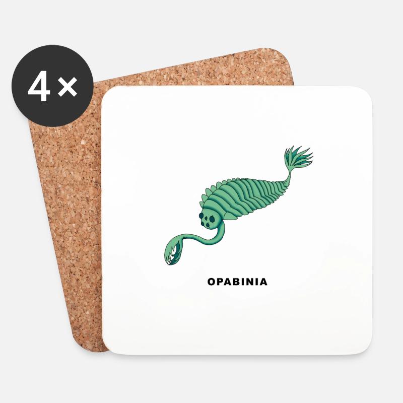 OPABINIA - Untersetzer (4er-Set) - Weiß