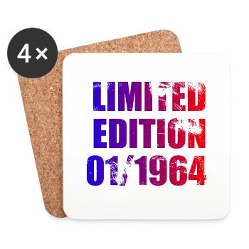 60ème Anniversaire Édition Limitée 01/1964 - Dessous de verre (lot de 4) - blanc - Devant