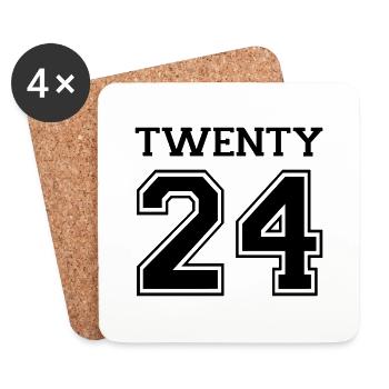 2024 - Coasters (set of 4) - white - Front