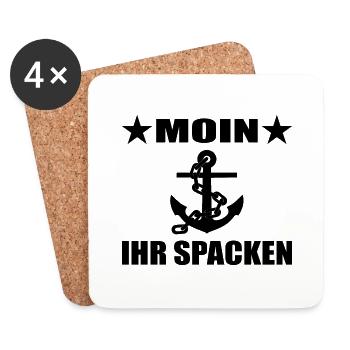 Moin - Untersetzer (4er-Set) - Weiß - Vorne