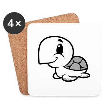 Marine Conservation - Coasters (set of 4) - white - Front