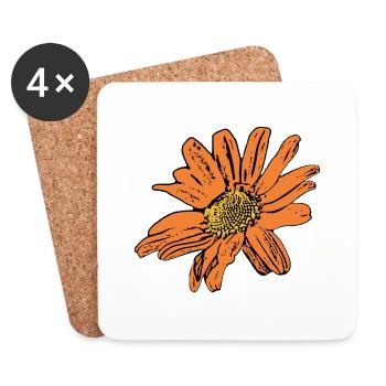 Mother's Day Gift Mother's Day Gift Idea - Coasters (set of 4) - white - Front