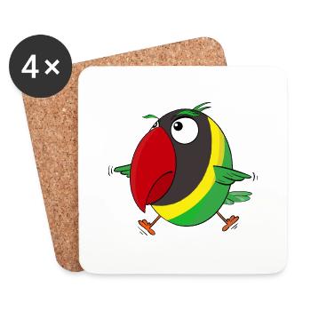 Inseparable That Flies - Coasters (set of 4) - white - Front