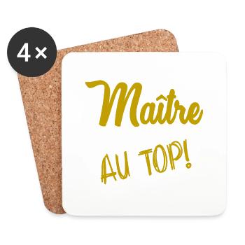 MASTER. MASTER - Coasters (set of 4) - white - Front