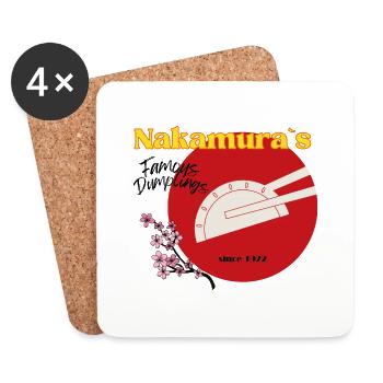 Famous Dumplings - Untersetzer (4er-Set) - Weiß - Vorne